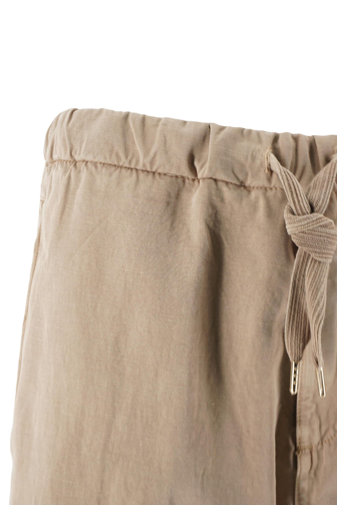 Pantaloncino Bali in Cotone e Lino / Beige - Ideal Moda