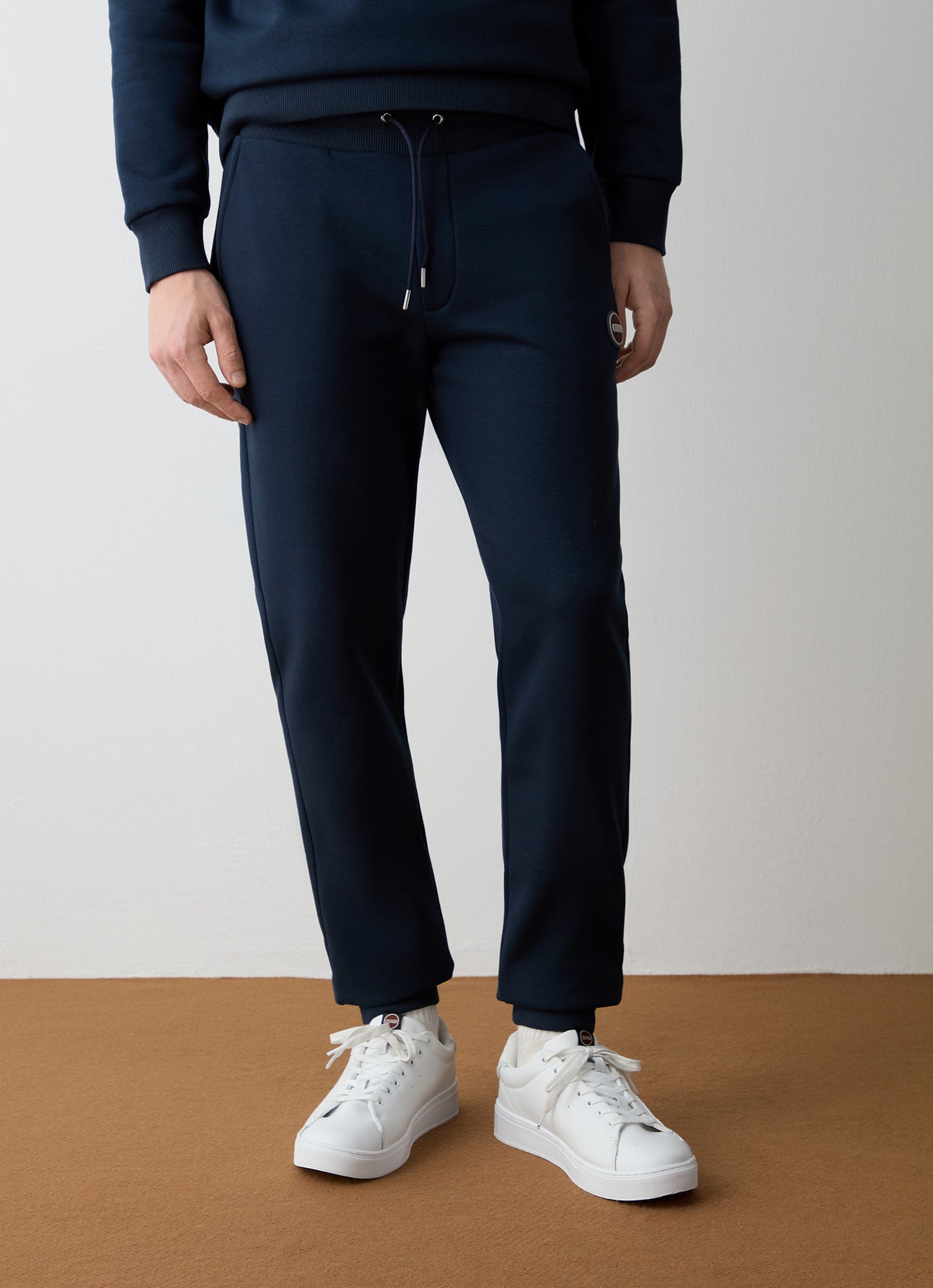 Pantalone in Felpa con Logo / Blu - Ideal Moda