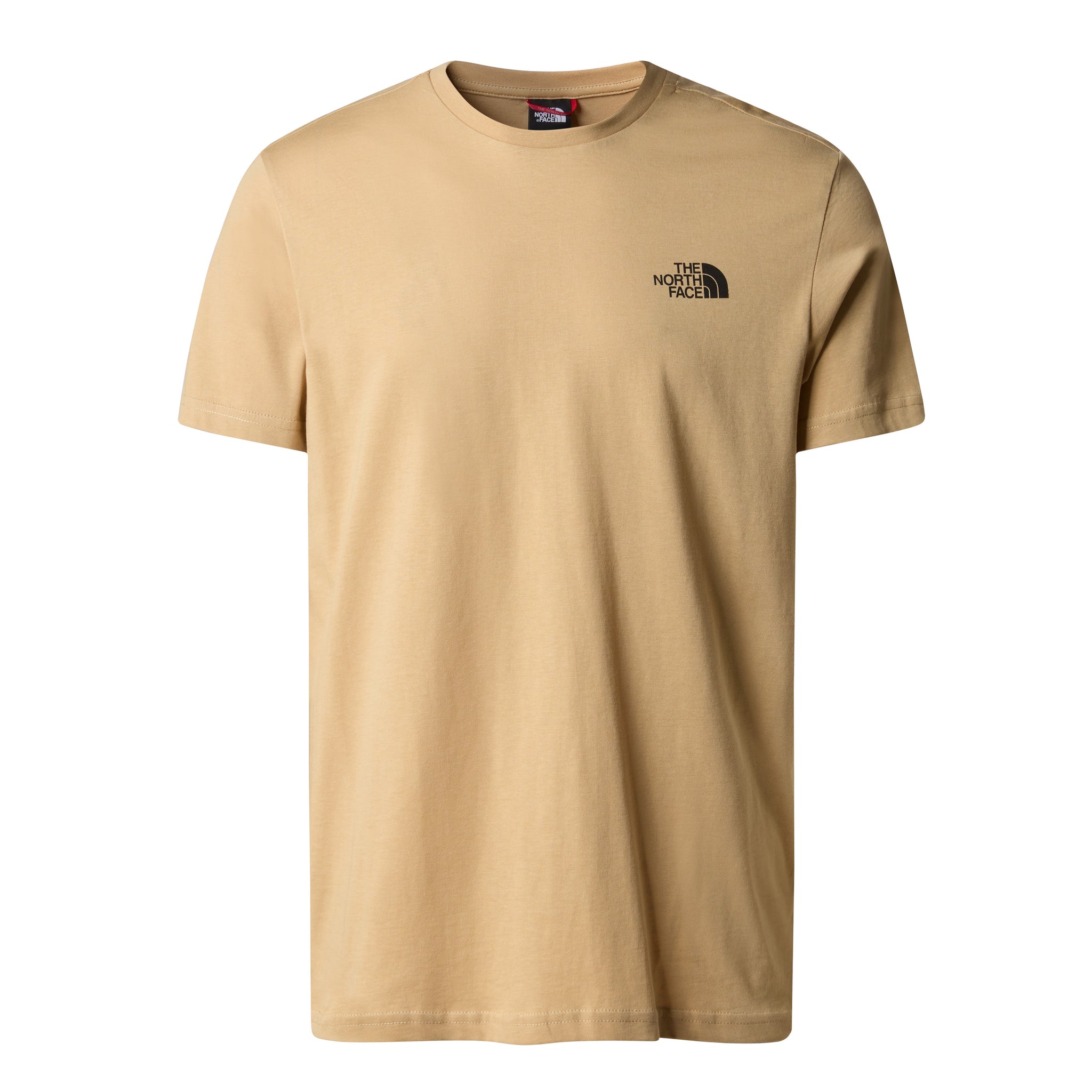 T-Shirt Simple Dome con Logo / Beige - Ideal Moda