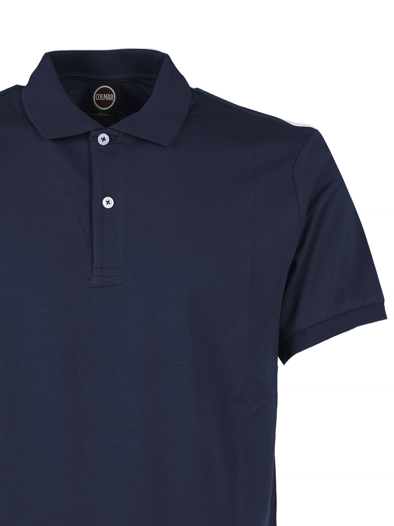 Polo in Cotone con Logo / Blu - Ideal Moda
