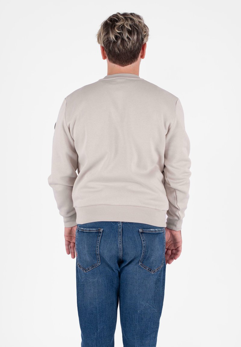 Felpa Girocollo con Logo / Grigio - Ideal Moda