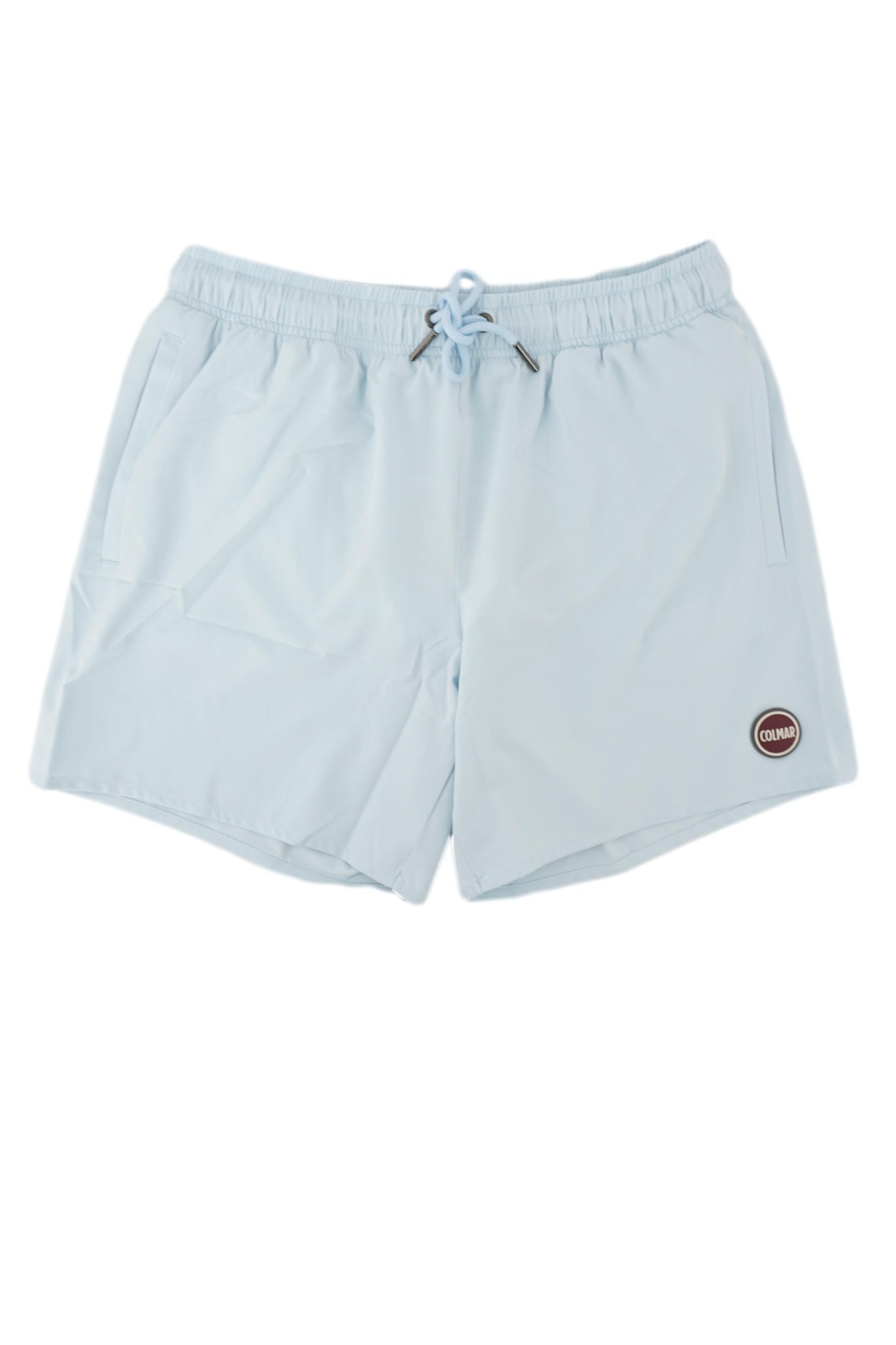 Costume da Mare con Logo / Celeste - Ideal Moda