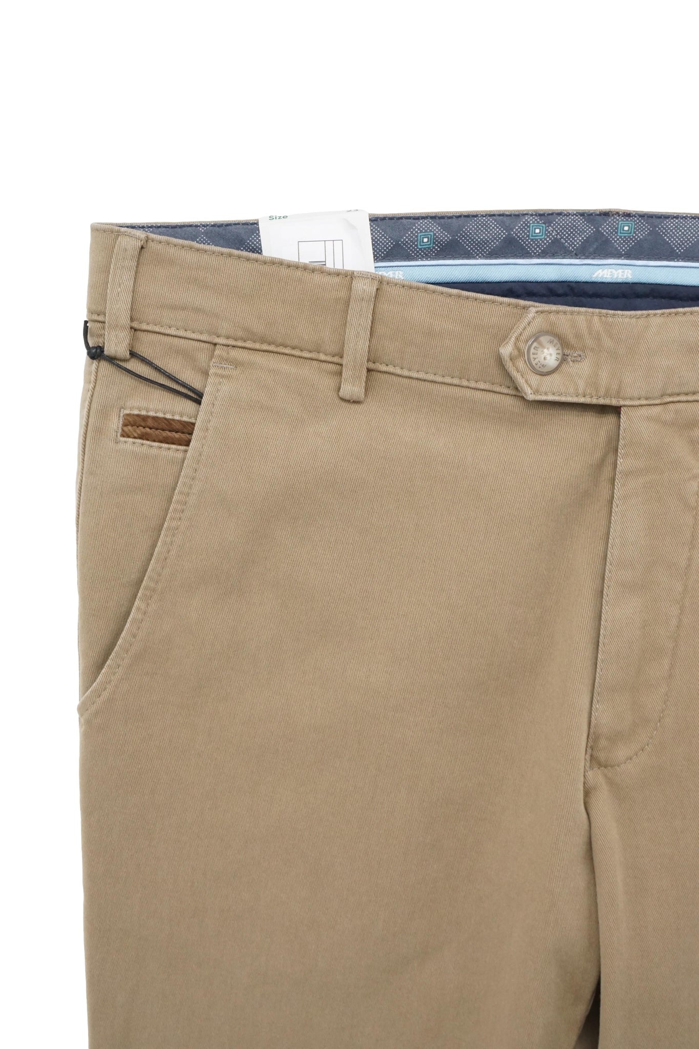 Pantalone Regular Fit Bonn in Cotone / Beige - Ideal Moda