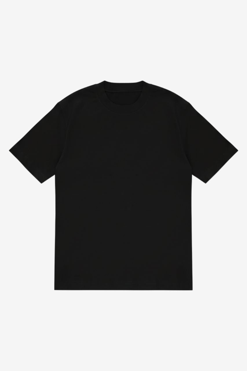 T-Shirt Regular in Jersey / Nero - Ideal Moda