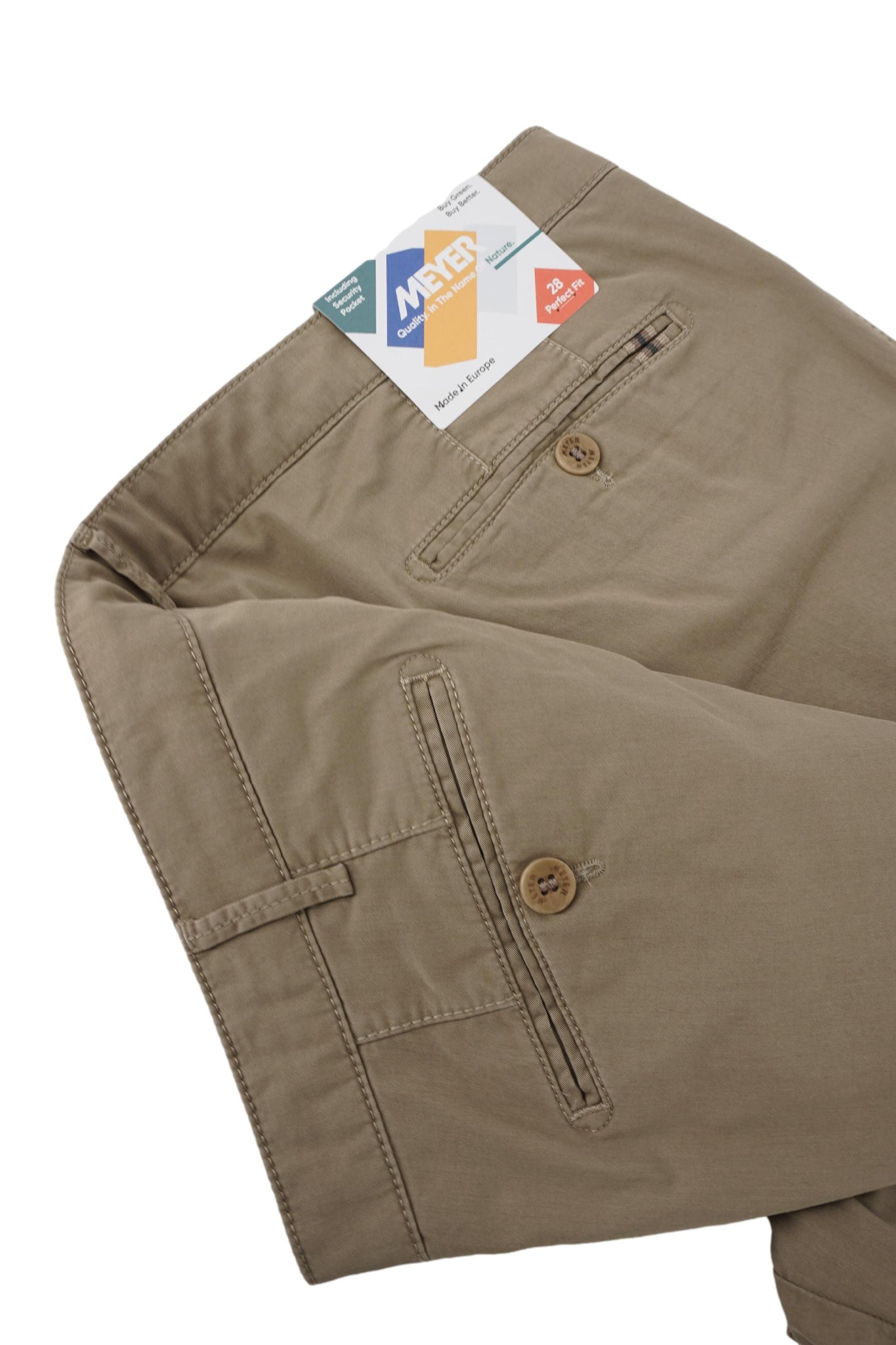 Pantalone Dubai in Cotone Organico / Beige - Ideal Moda