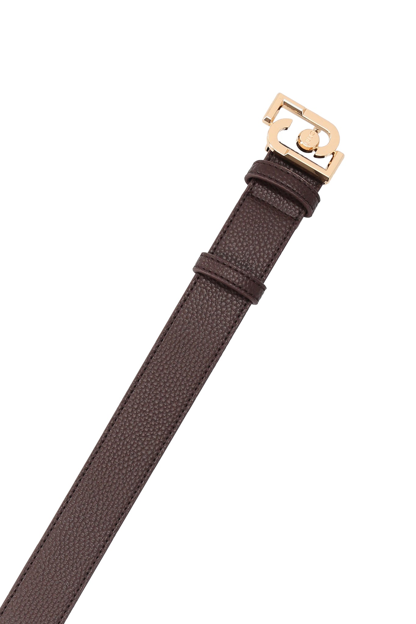 Cintura Altezza 3,5 cm con Logo / Bordeaux - Ideal Moda