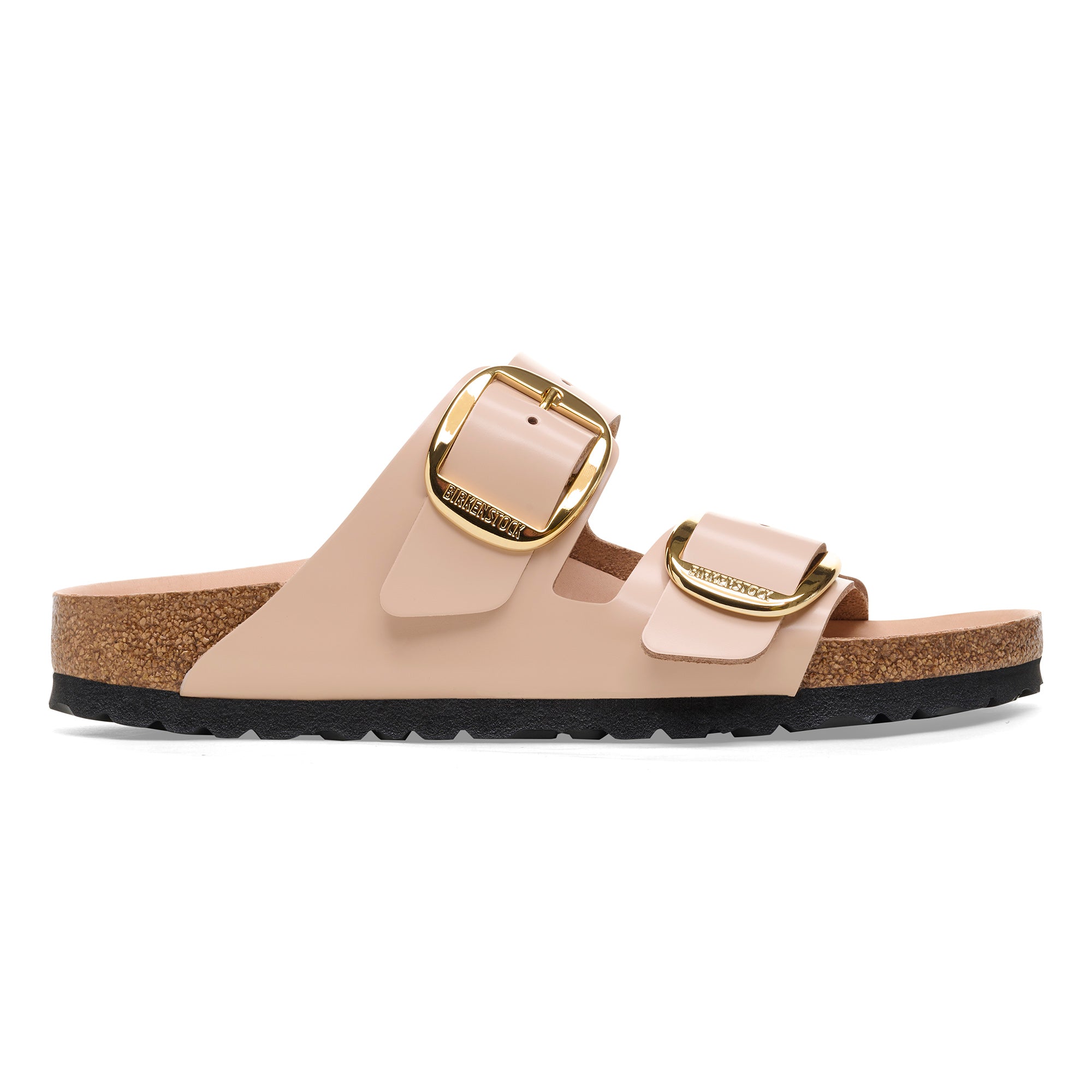 Sandalo Arizona Big Buckle in Pelle / Rosa - Ideal Moda