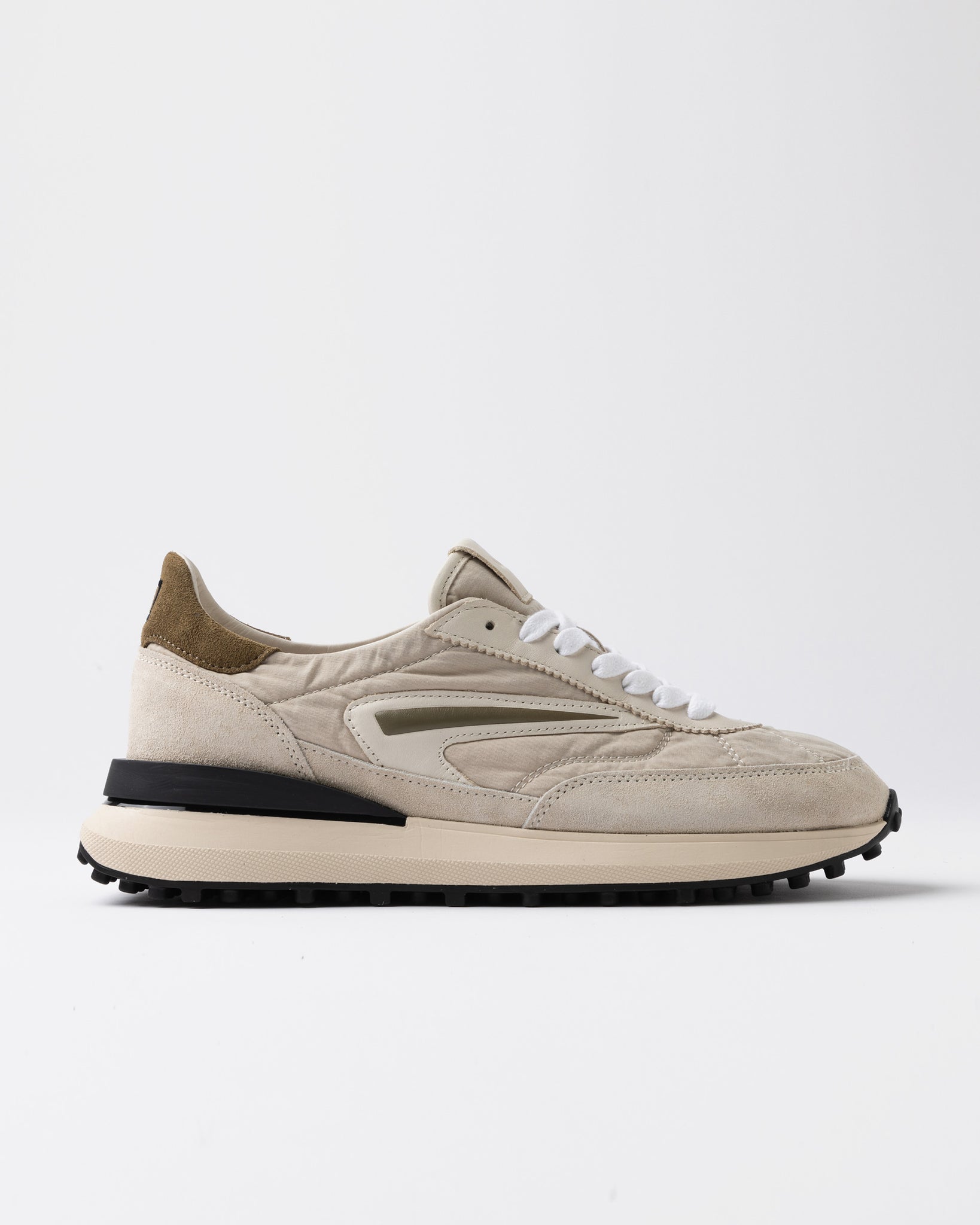 Sneaker Athleta in Nylon / Beige - Ideal Moda