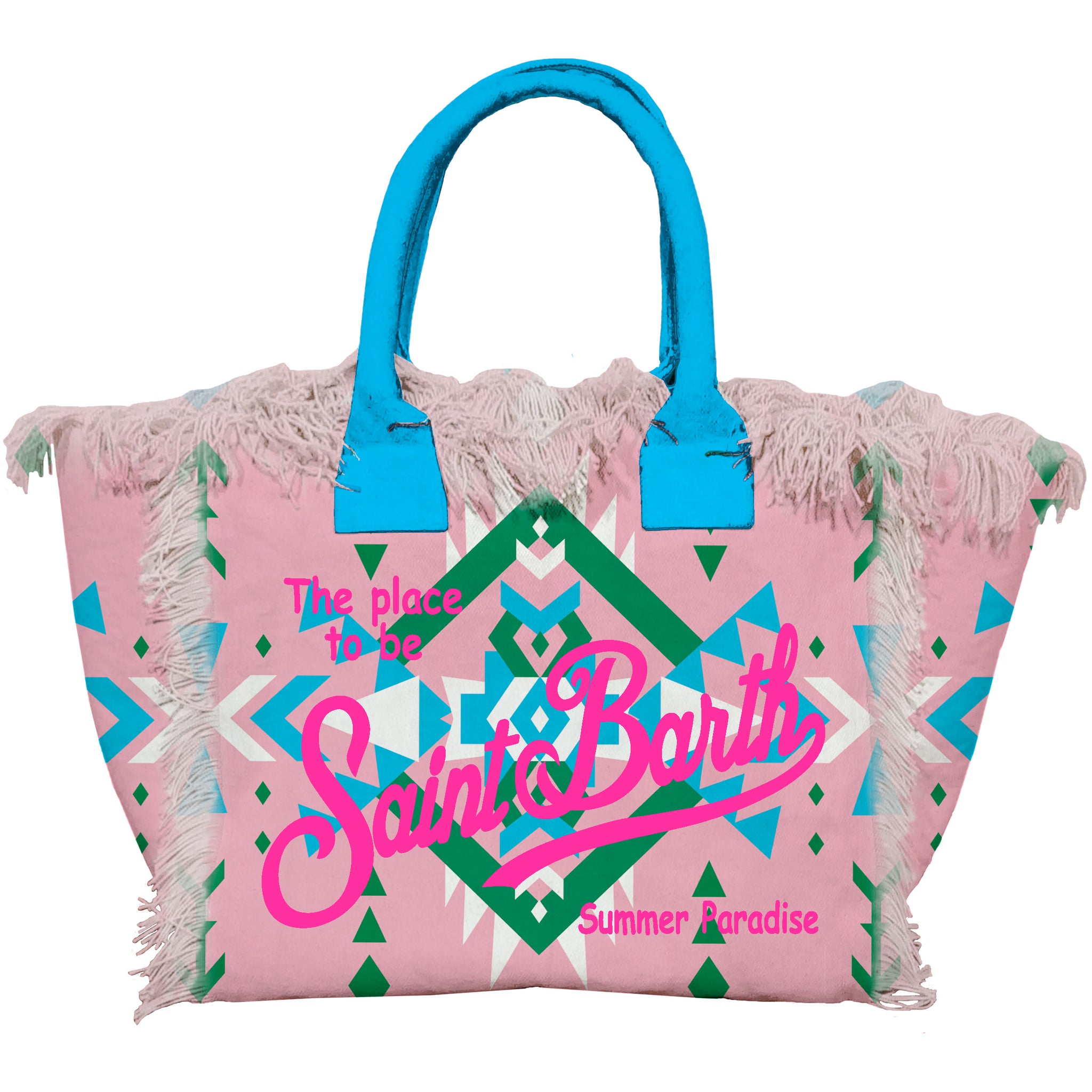 Borsa a Spalla Vanity in Canvas / Rosa - Ideal Moda