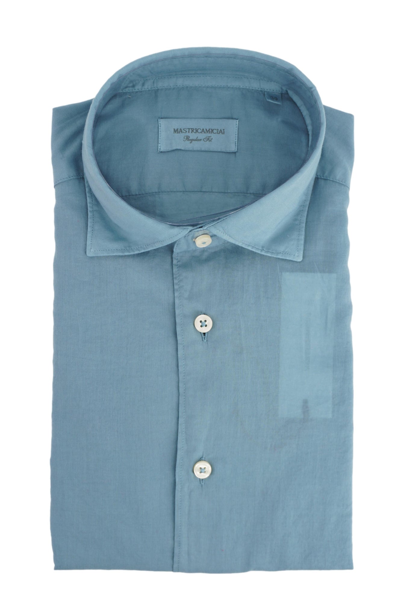Camicia in Mussola di Cotone / Azzurro - Ideal Moda