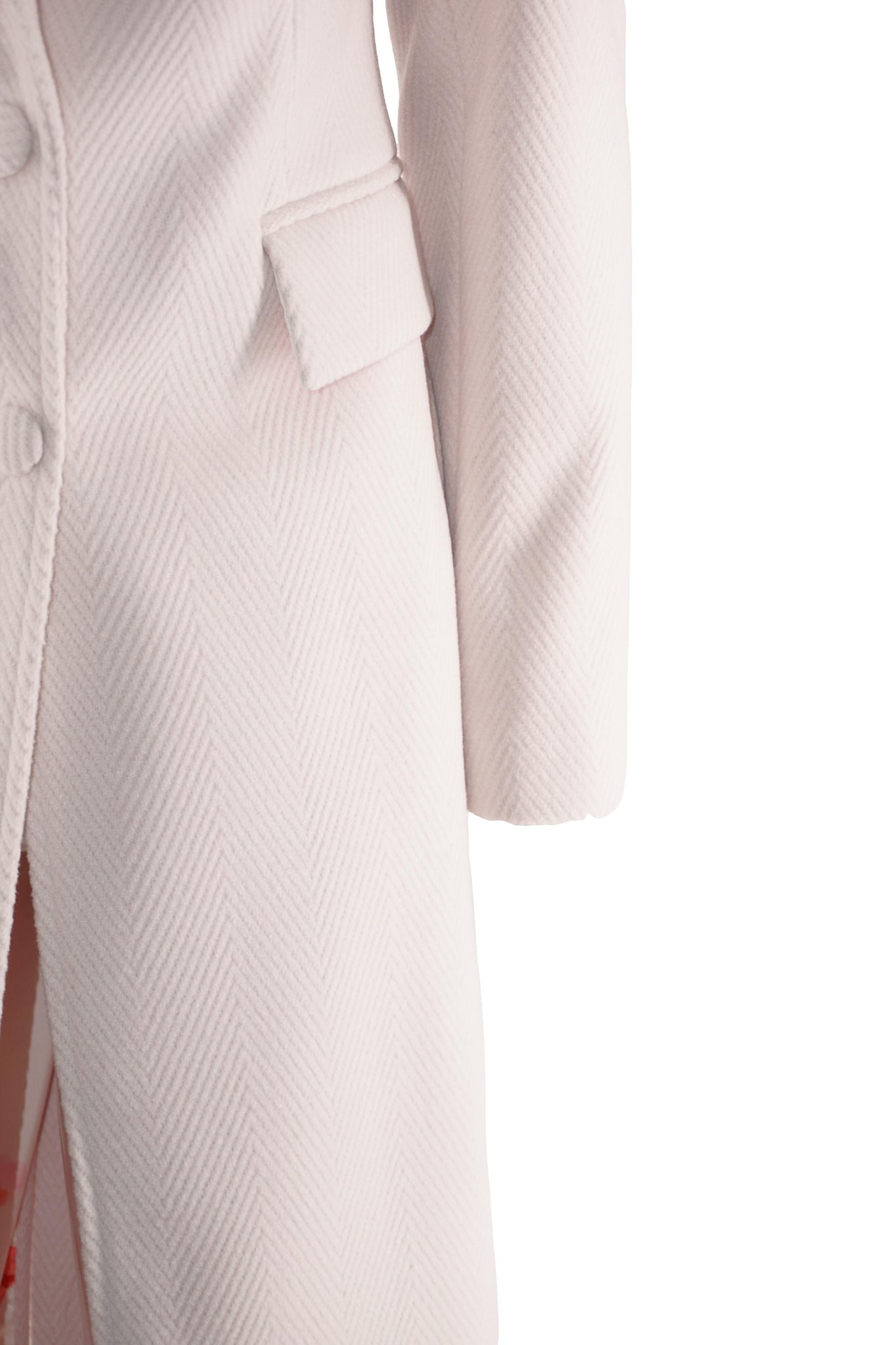 Cappotto Lungo Elegante / Bianco - Ideal Moda