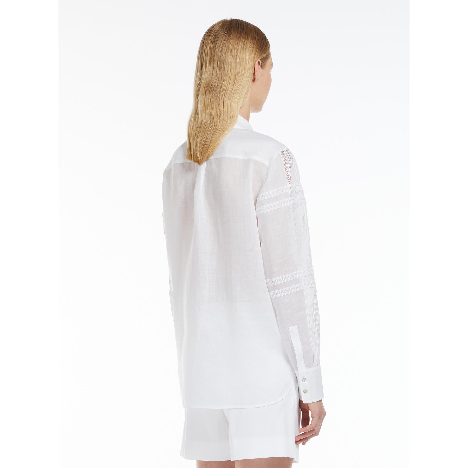 Camicia in Ramié / Bianco - Ideal Moda