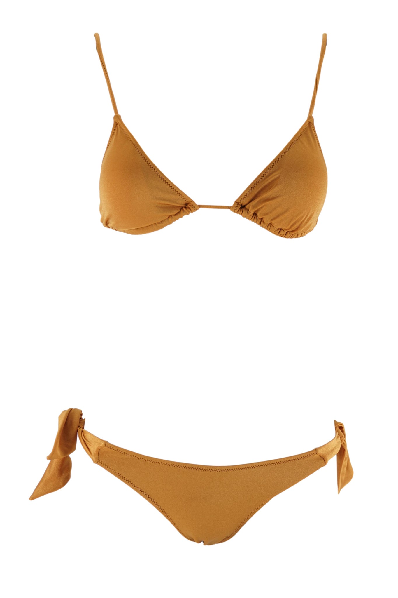 Bikini con Triangolo / Beige - Ideal Moda