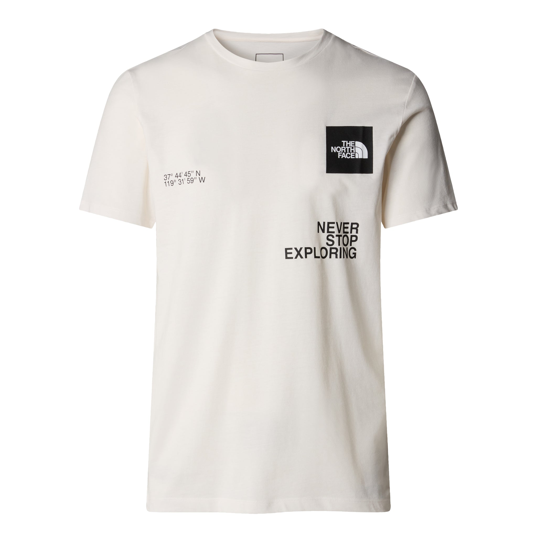 T-Shirt Foundation con Grafica / Bianco - Ideal Moda