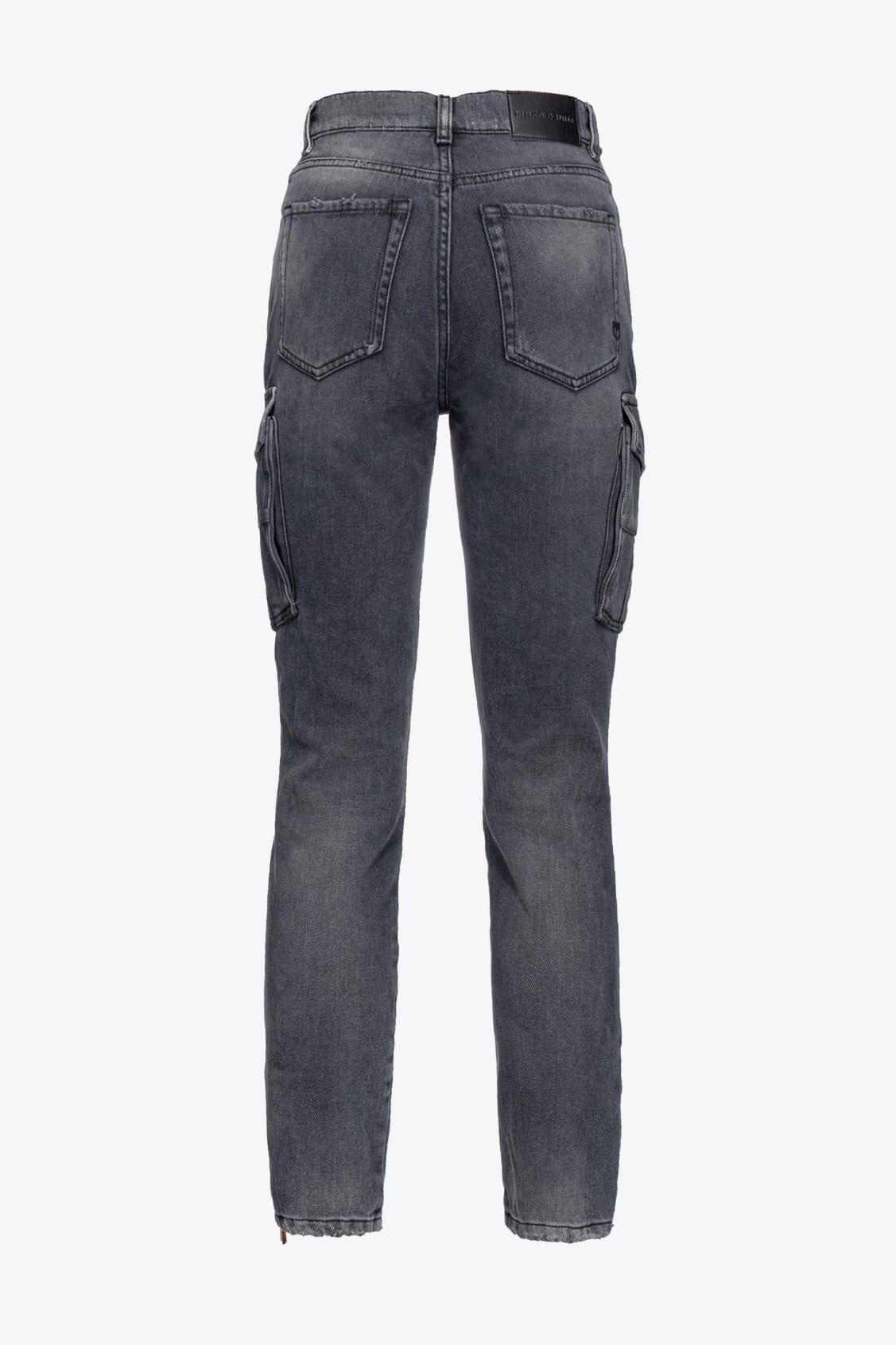 Jeans Cargo Skinny / Grigio - Ideal Moda
