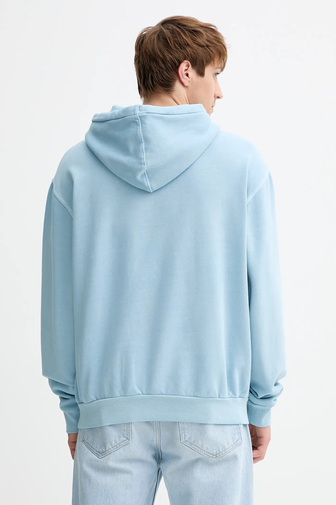 Felpa con Cappuccio Slayden / Azzurro - Ideal Moda