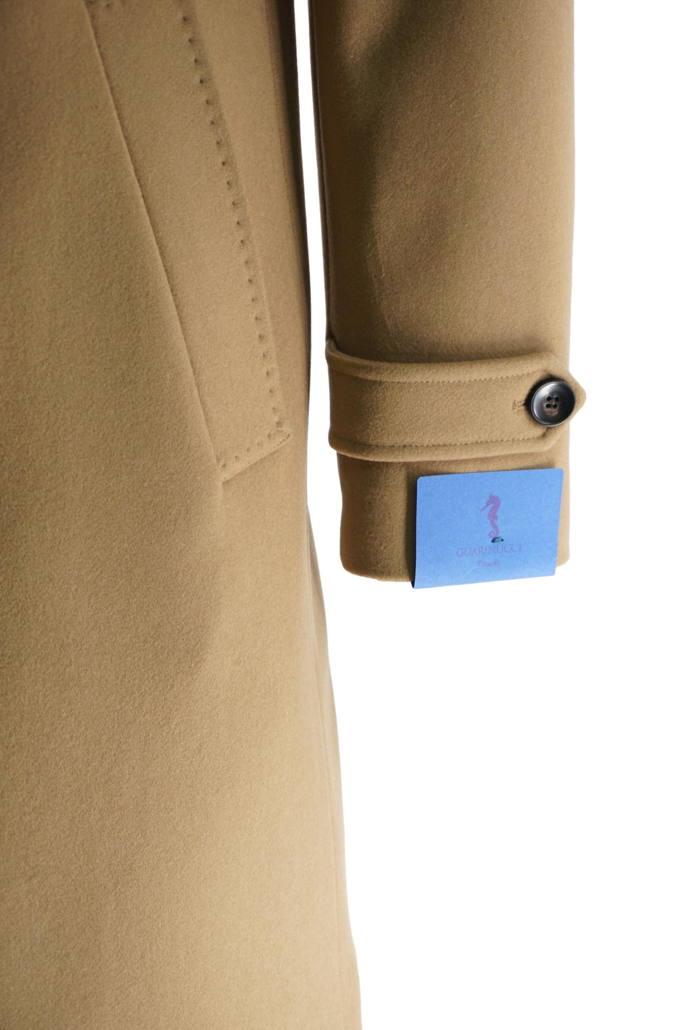 Cappotto Caracciolo in Pura Lana / Beige - Ideal Moda