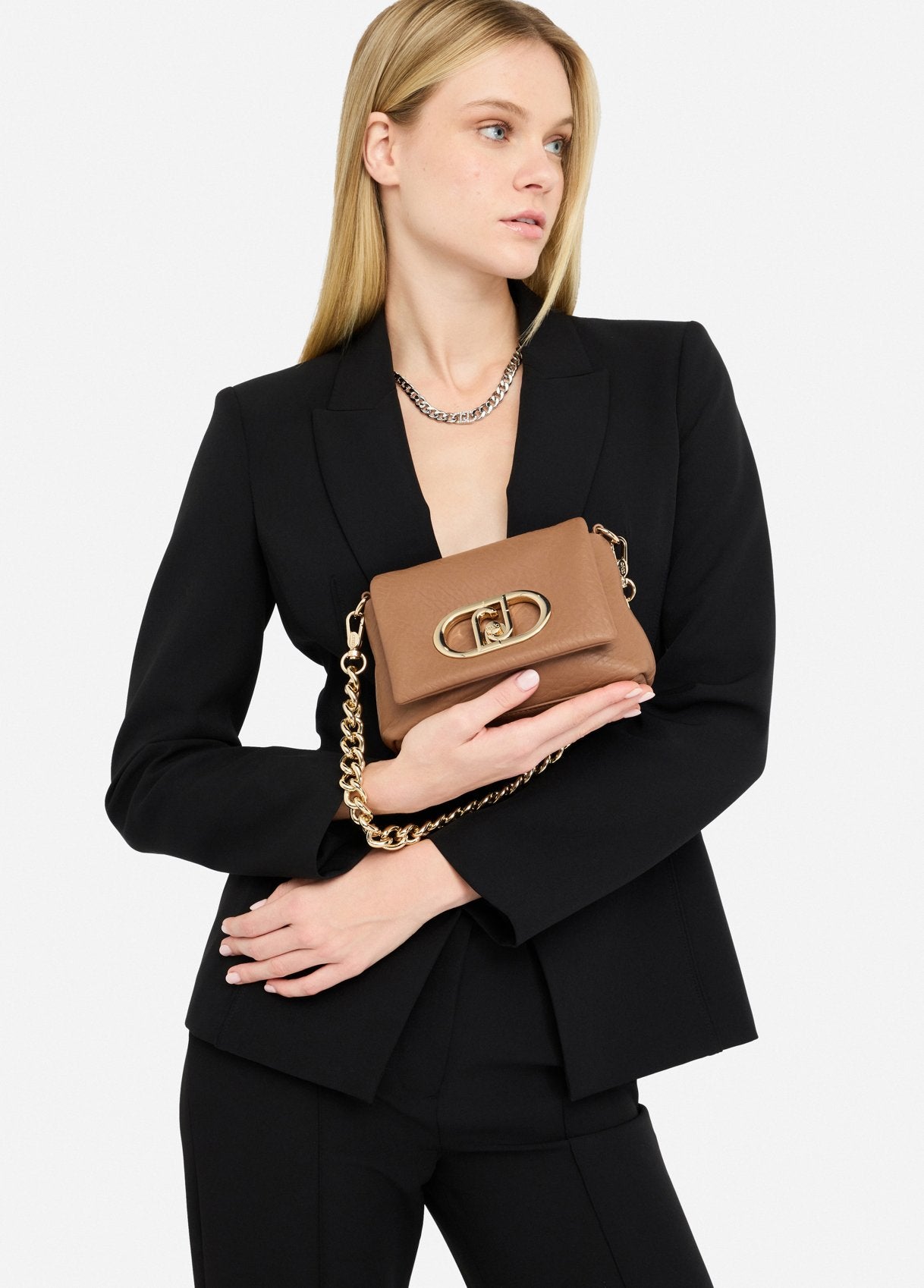 Borsa LaPuffy Piccola / Cuoio - Ideal Moda