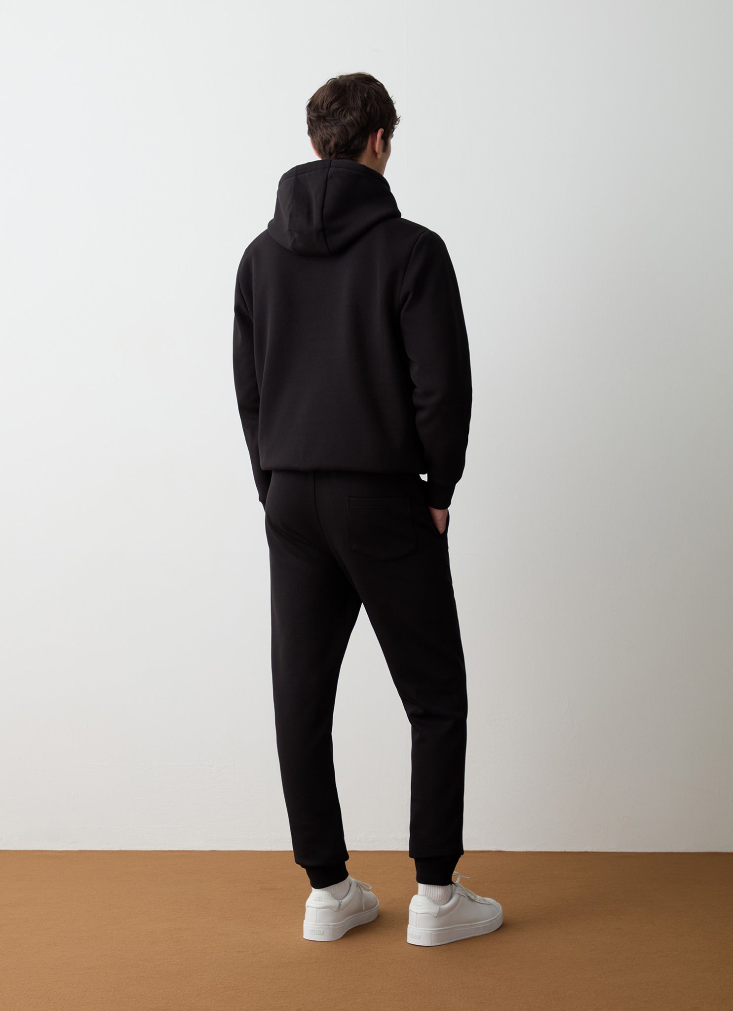 Pantalone in Felpa con Logo / Nero - Ideal Moda