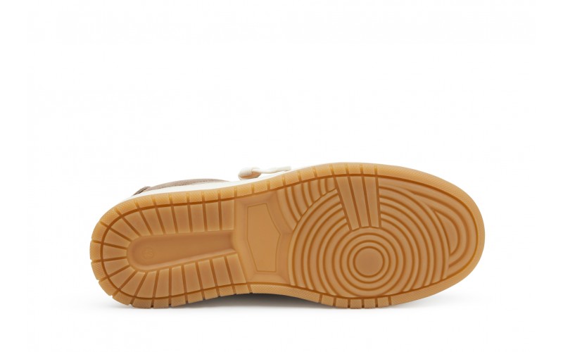 Sneaker in Pelle Scamosciata Cromier / Beige - Ideal Moda