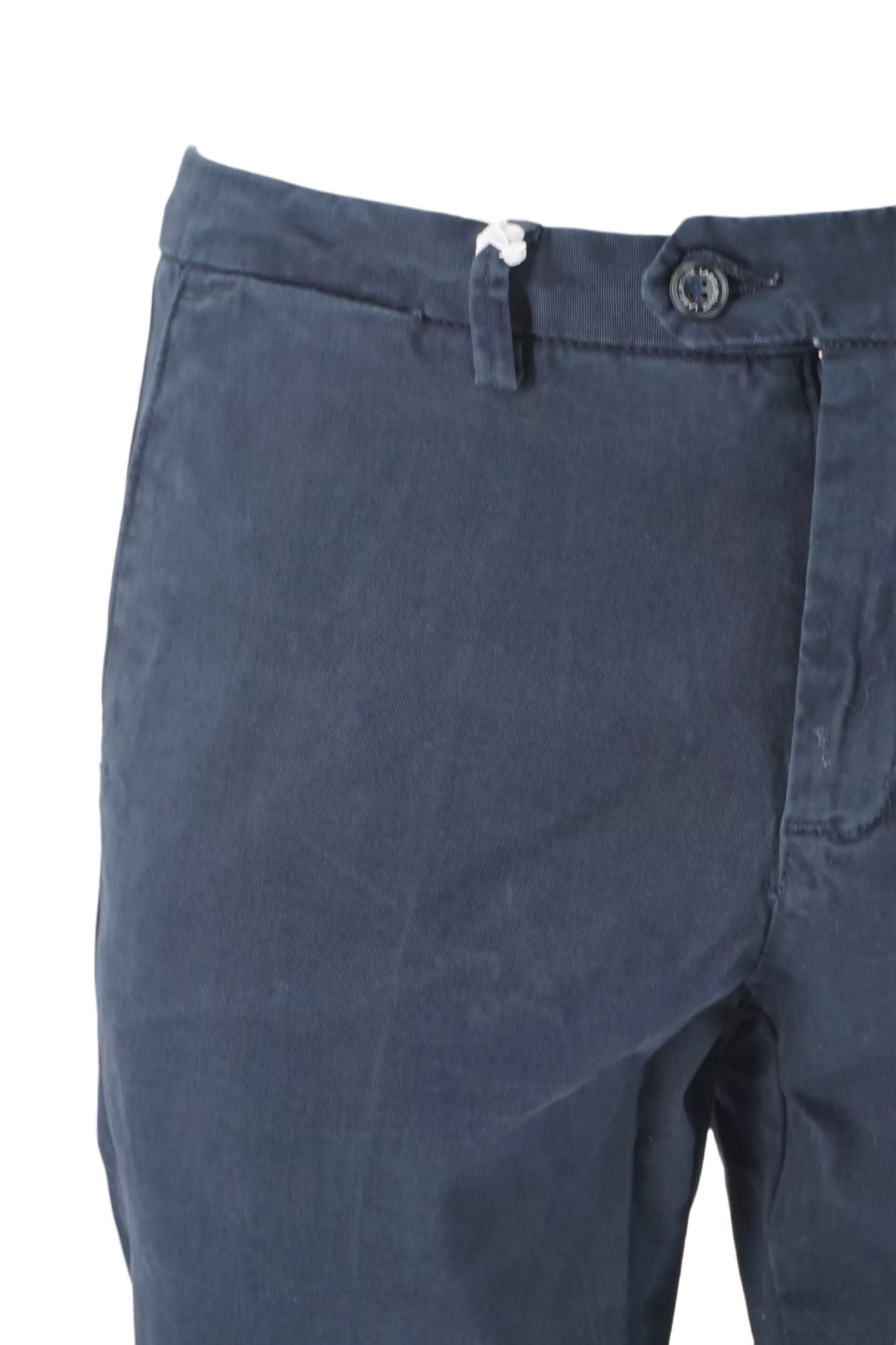 Pantalone in Cotone Slim Fit Labelruote / Blu - Ideal Moda