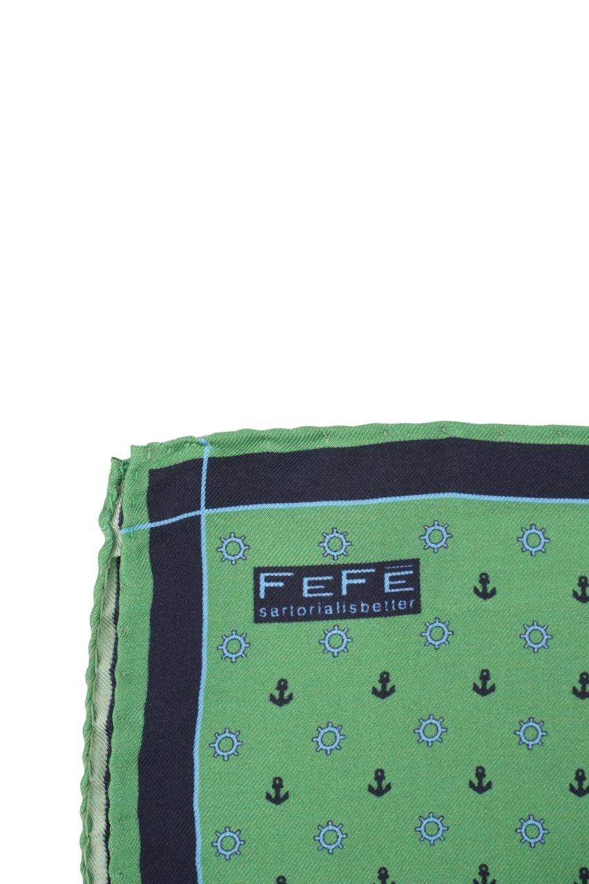 Pochette Fefè in Seta / Verde - Ideal Moda