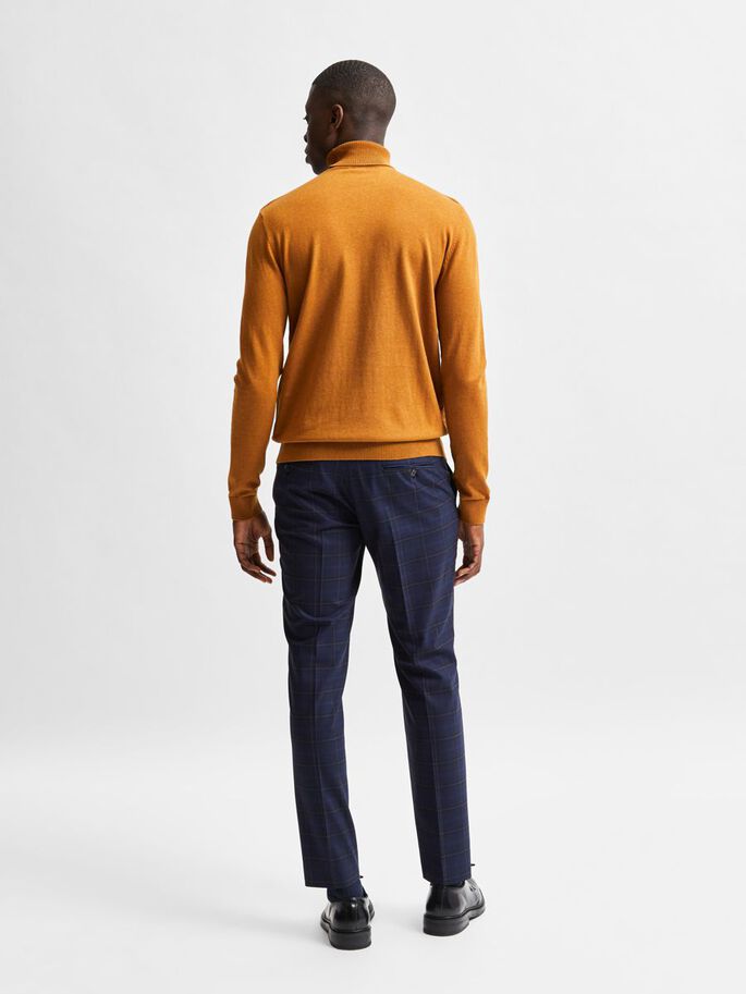 Maglia Selected Collo Alto / Arancione - Ideal Moda