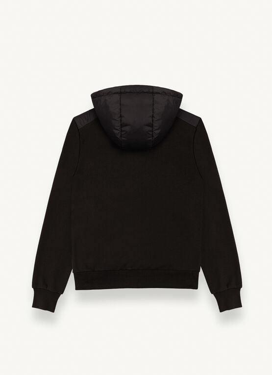 Felpa con Inserti in Nylon Colmar / Nero - Ideal Moda