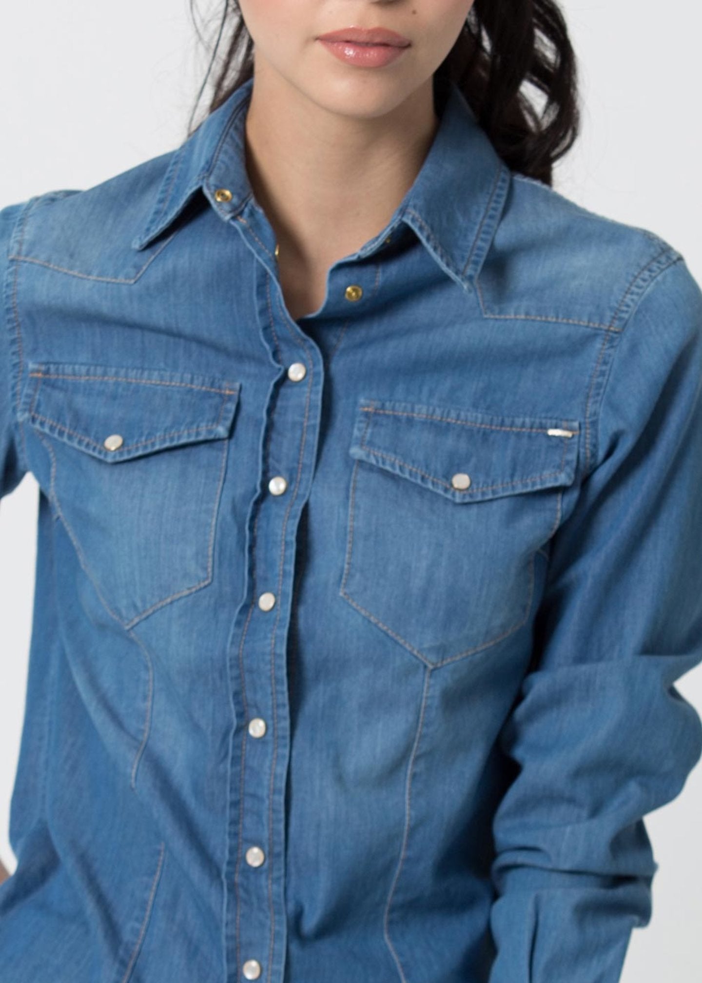 Kocca Shirt in Denim Jeans
