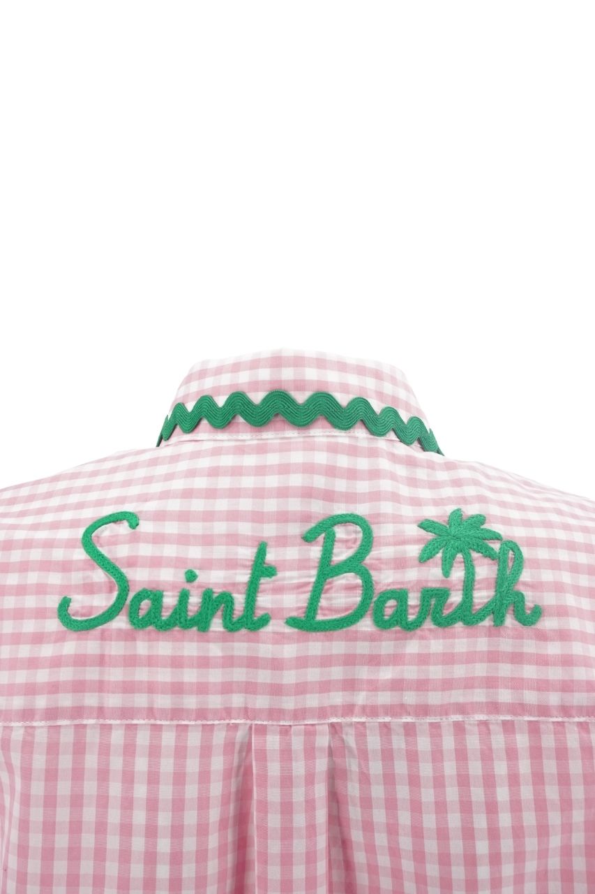 Camicia a Fantasia Mc2 Saint Barth / Rosa - Ideal Moda