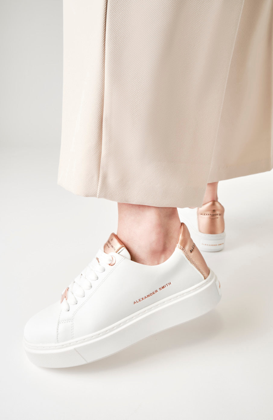 Sneaker in Pelle Alexander Smith / Bianco - Ideal Moda