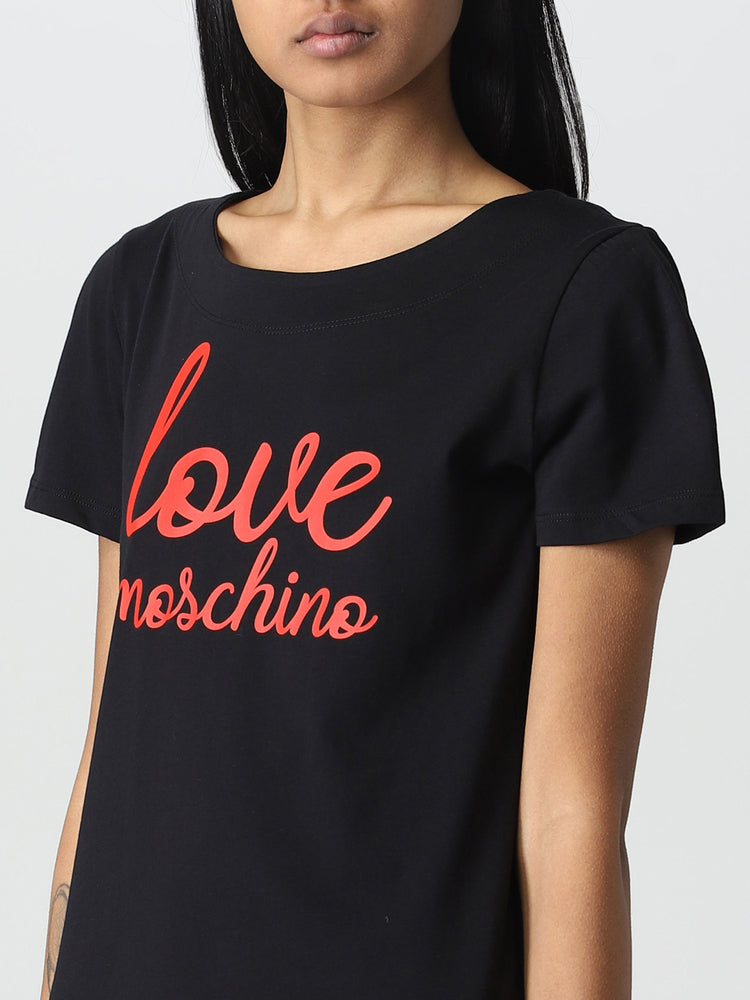 Abito con Logo Love Moschino / Nero - Ideal Moda