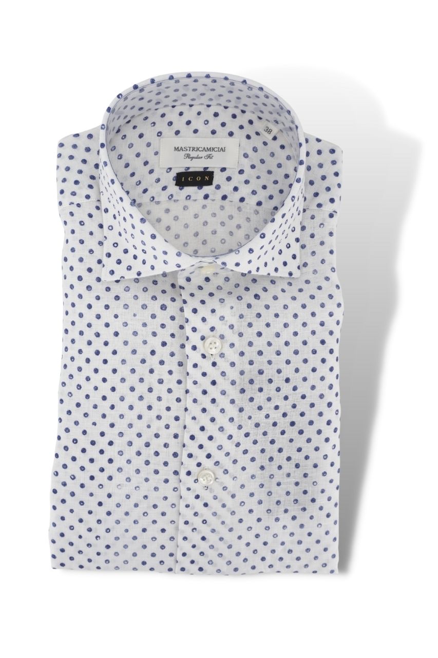 Camicia Mastricamiciai in Lino / Bianco - Ideal Moda