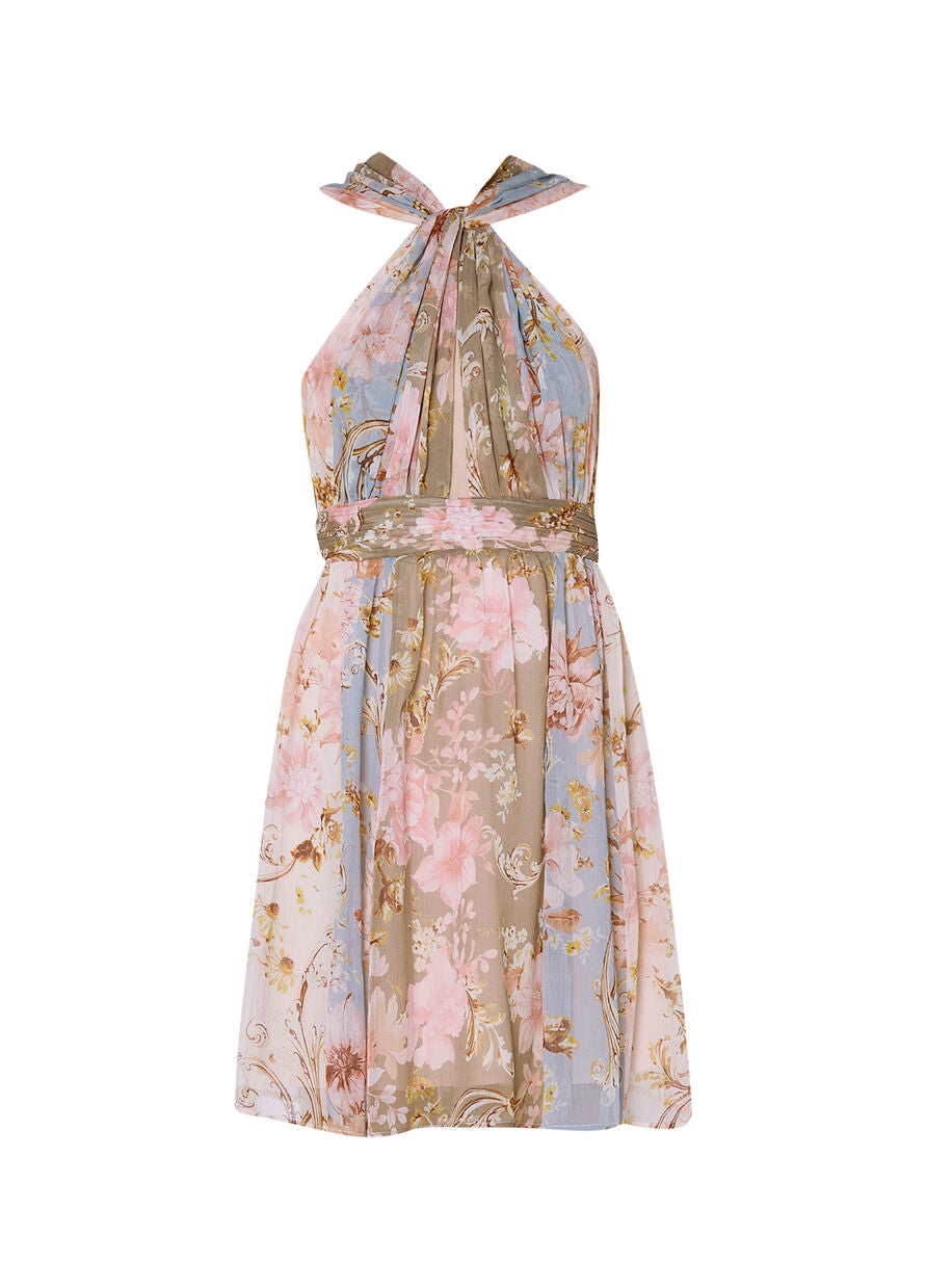 Abito Floreale Liu Jo / Rosa - Ideal Moda