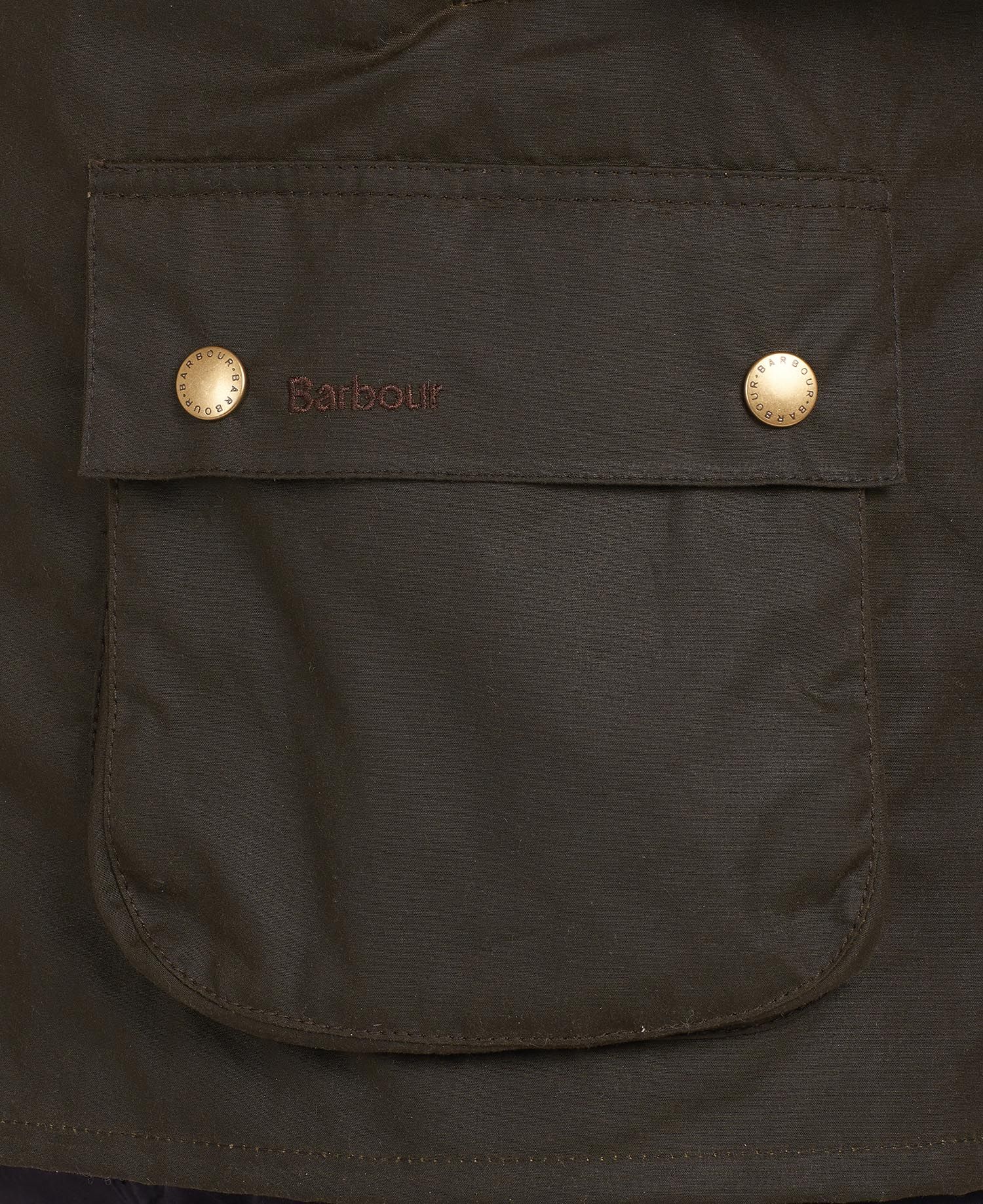 Barbour Ashby Wax Jacket / Verde - Ideal Moda