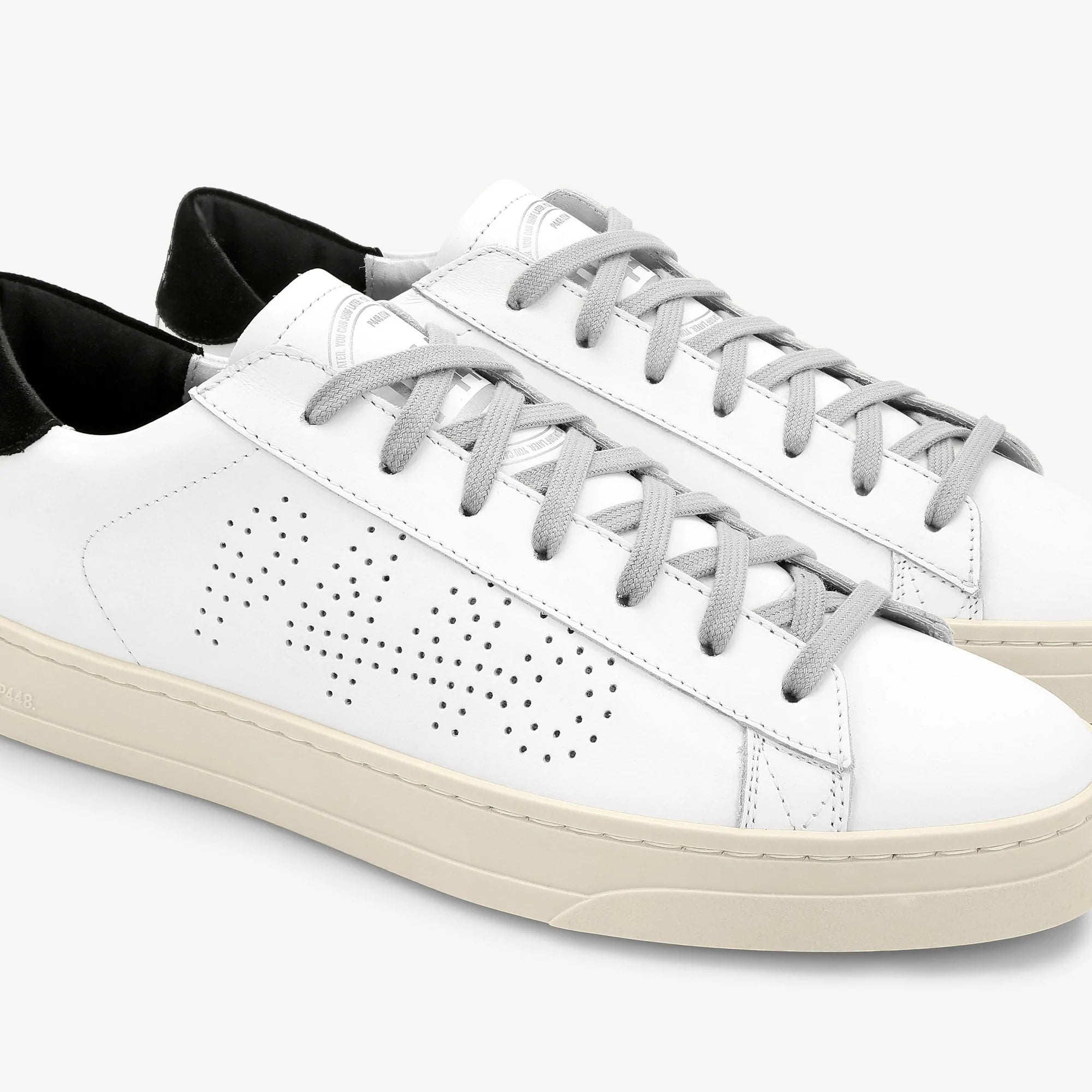 Sneaker con Logo P448 / Bianco - Ideal Moda
