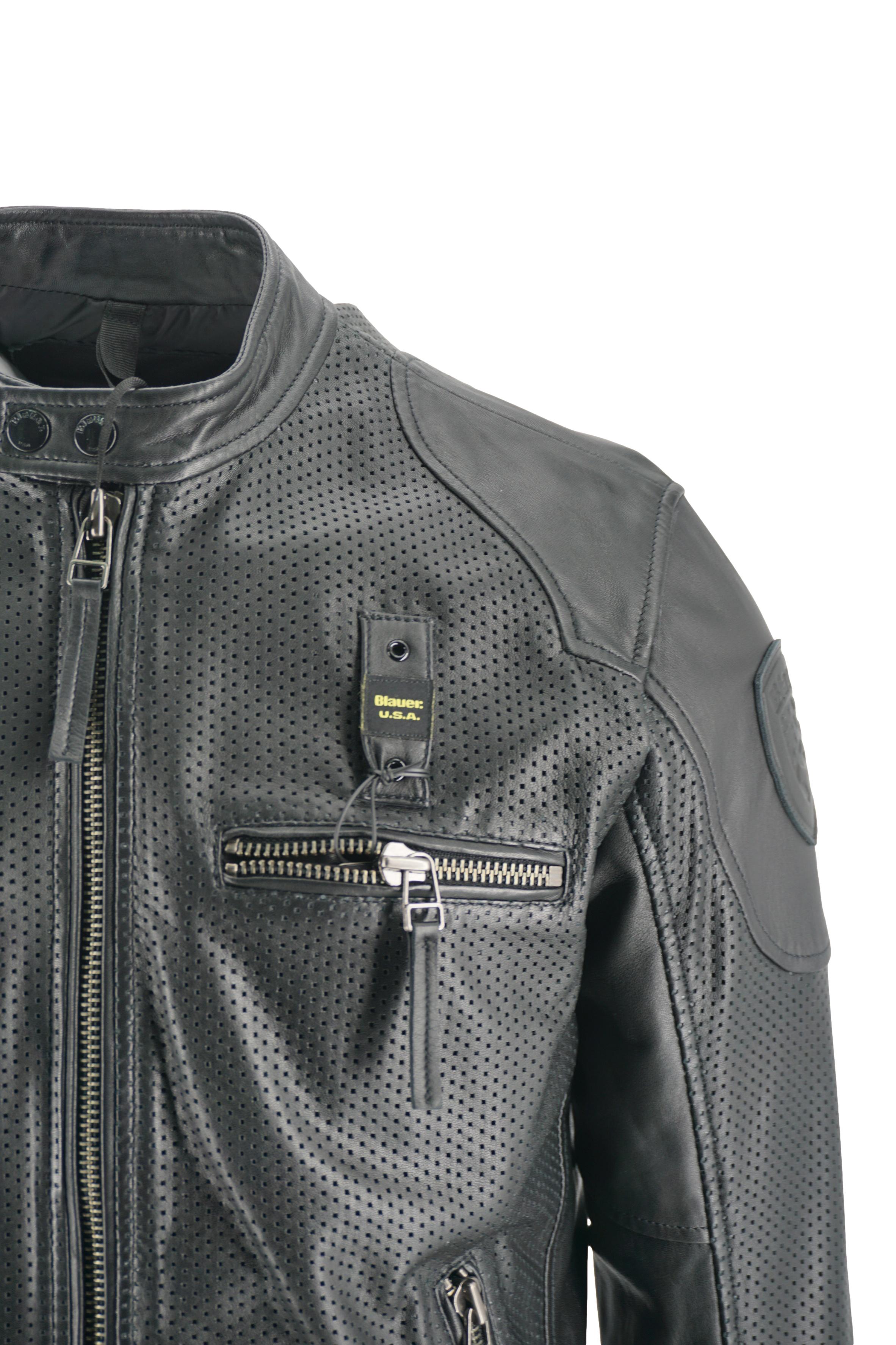 Blauer Leather Jacket / Black