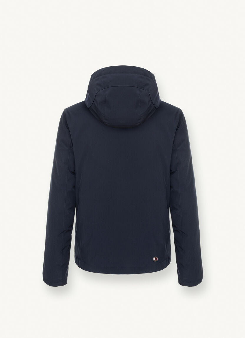 Giubbino in Softshell con Cappuccio Colmar / Blu - Ideal Moda