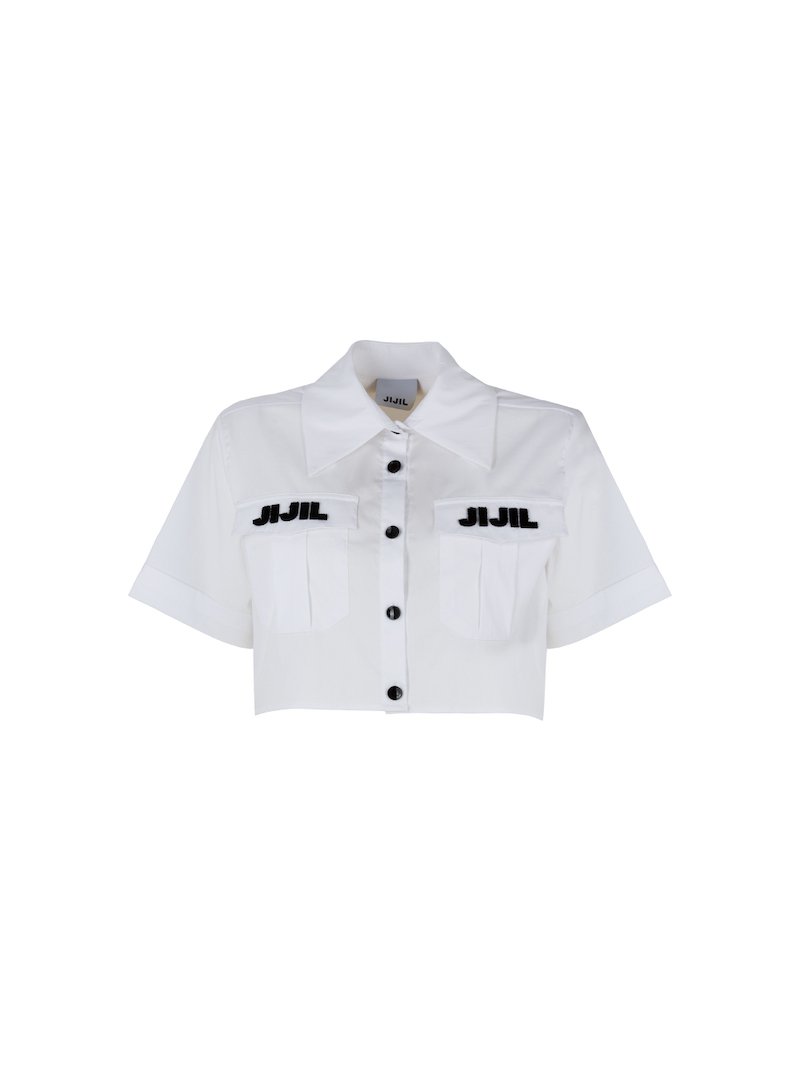 Camicia JIJIL cropped / Bianco - Ideal Moda