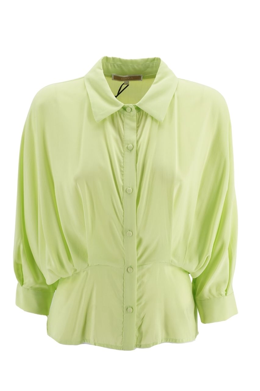 Camicia con Maniche Ampie Kocca / Verde - Ideal Moda