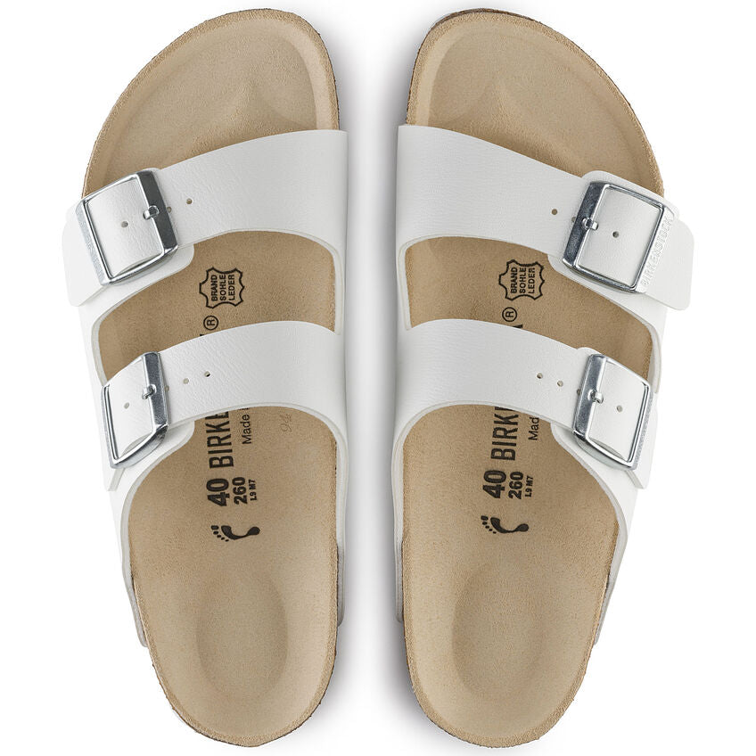 Sandalo Birkenstock Arizona / Bianco - Ideal Moda
