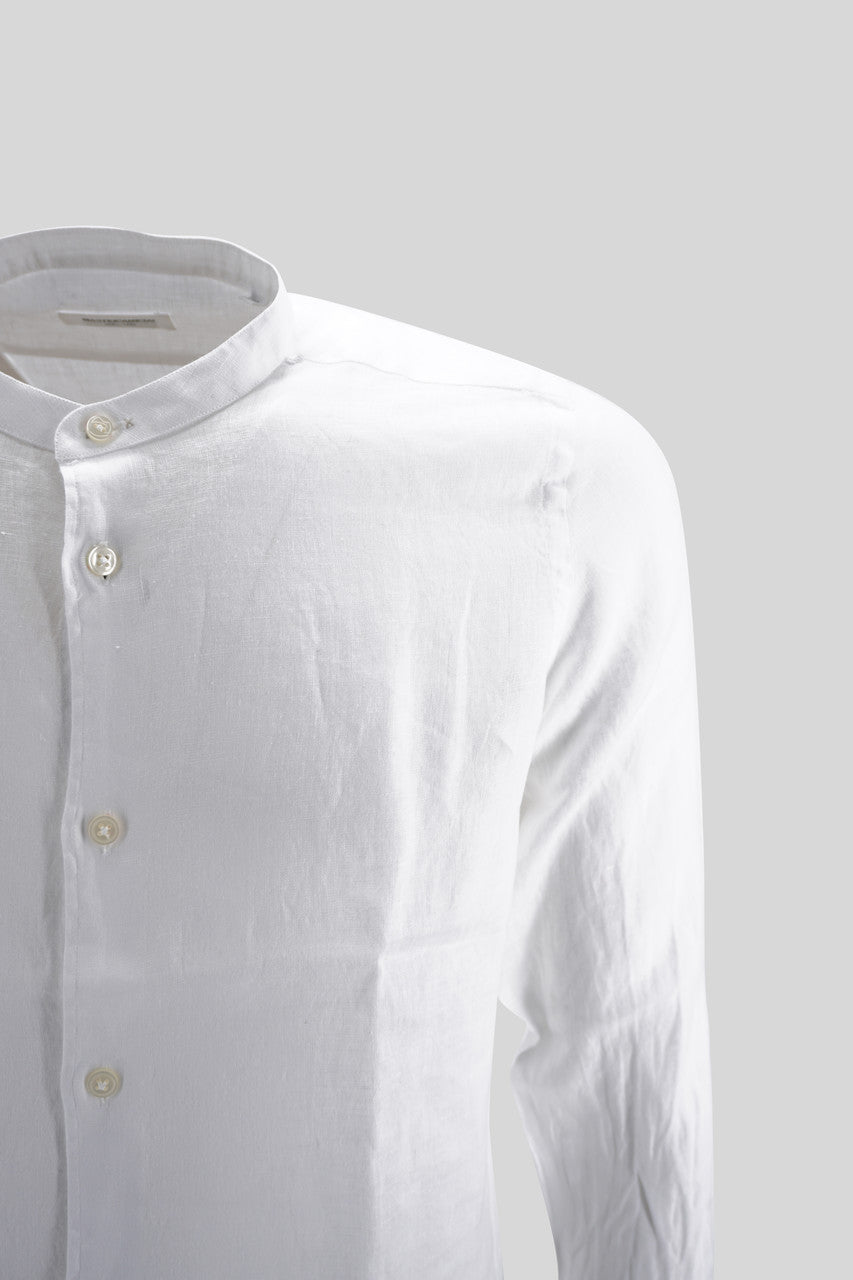 Camicia Collo Coreano / Bianco - Ideal Moda