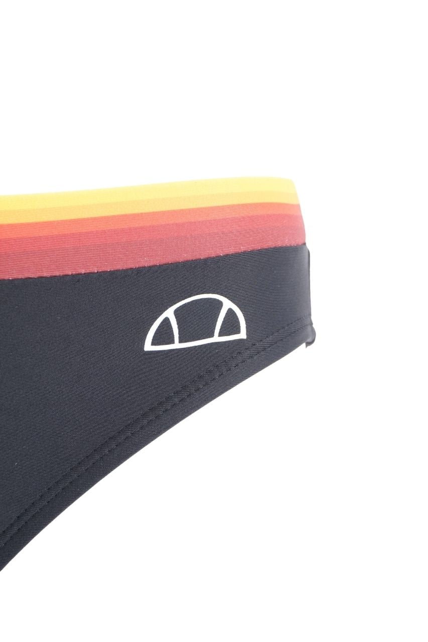 Swim Briefs with Ellesse Logo Black