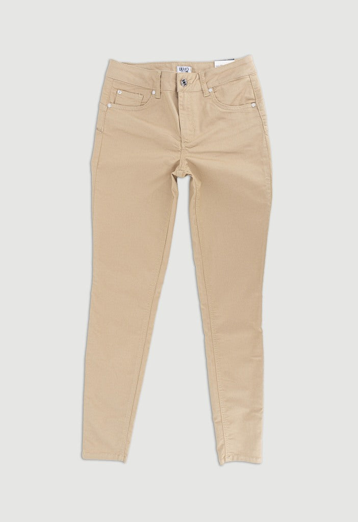 Pantalone in Cotone / Beige - Ideal Moda