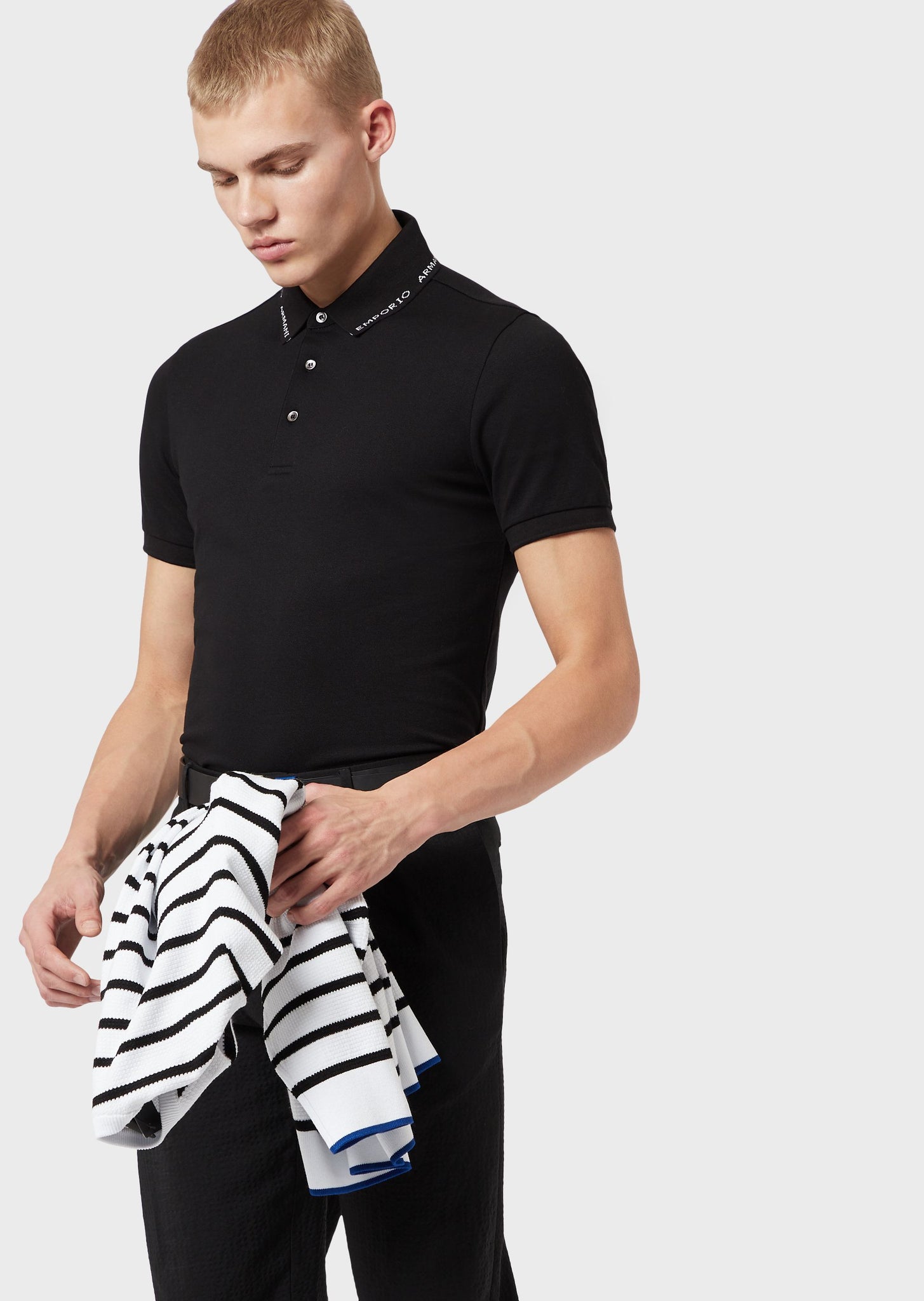 Polo shirt / Nero - Ideal Moda