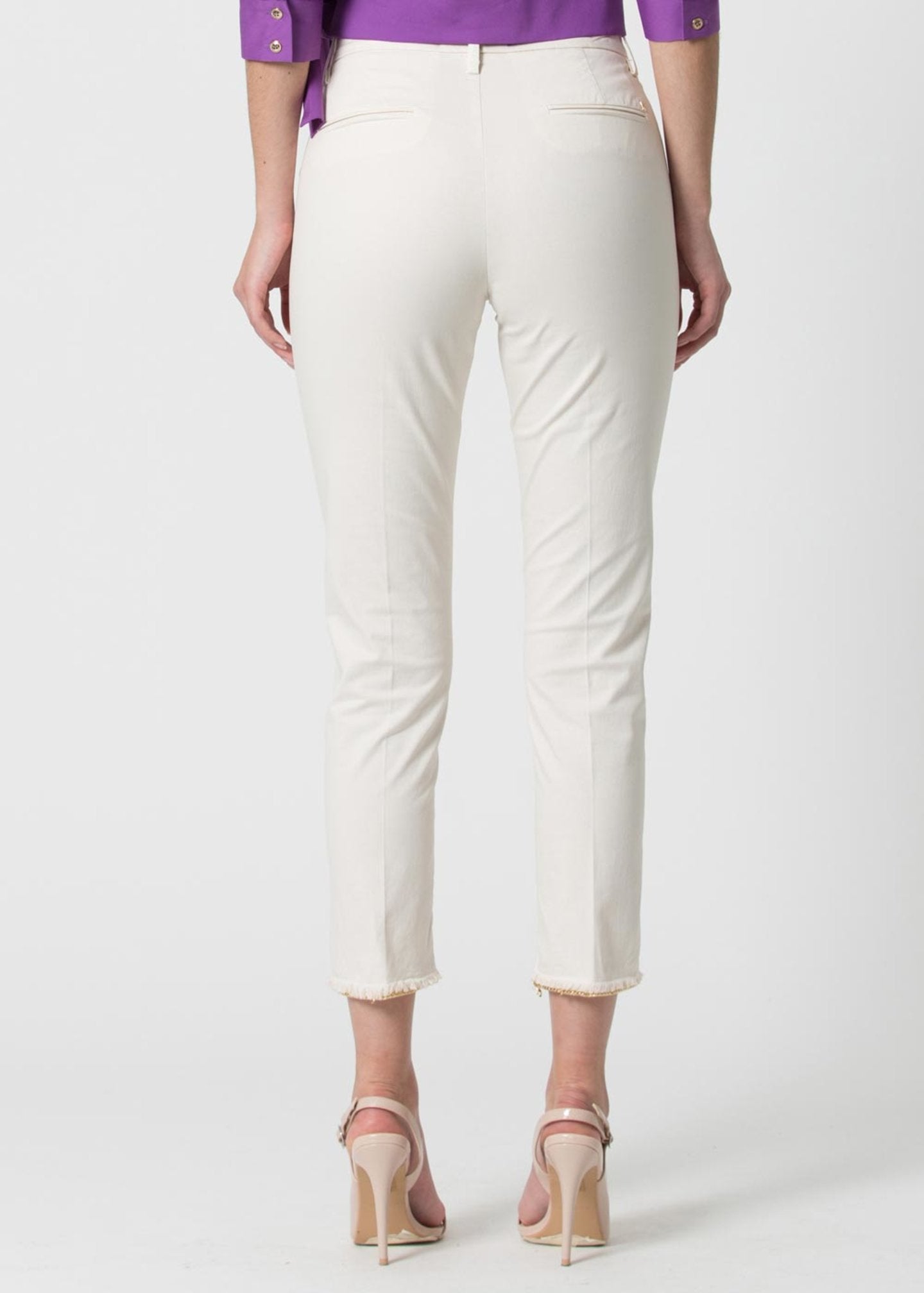 Pantalone Kocca Slim / Bianco - Ideal Moda