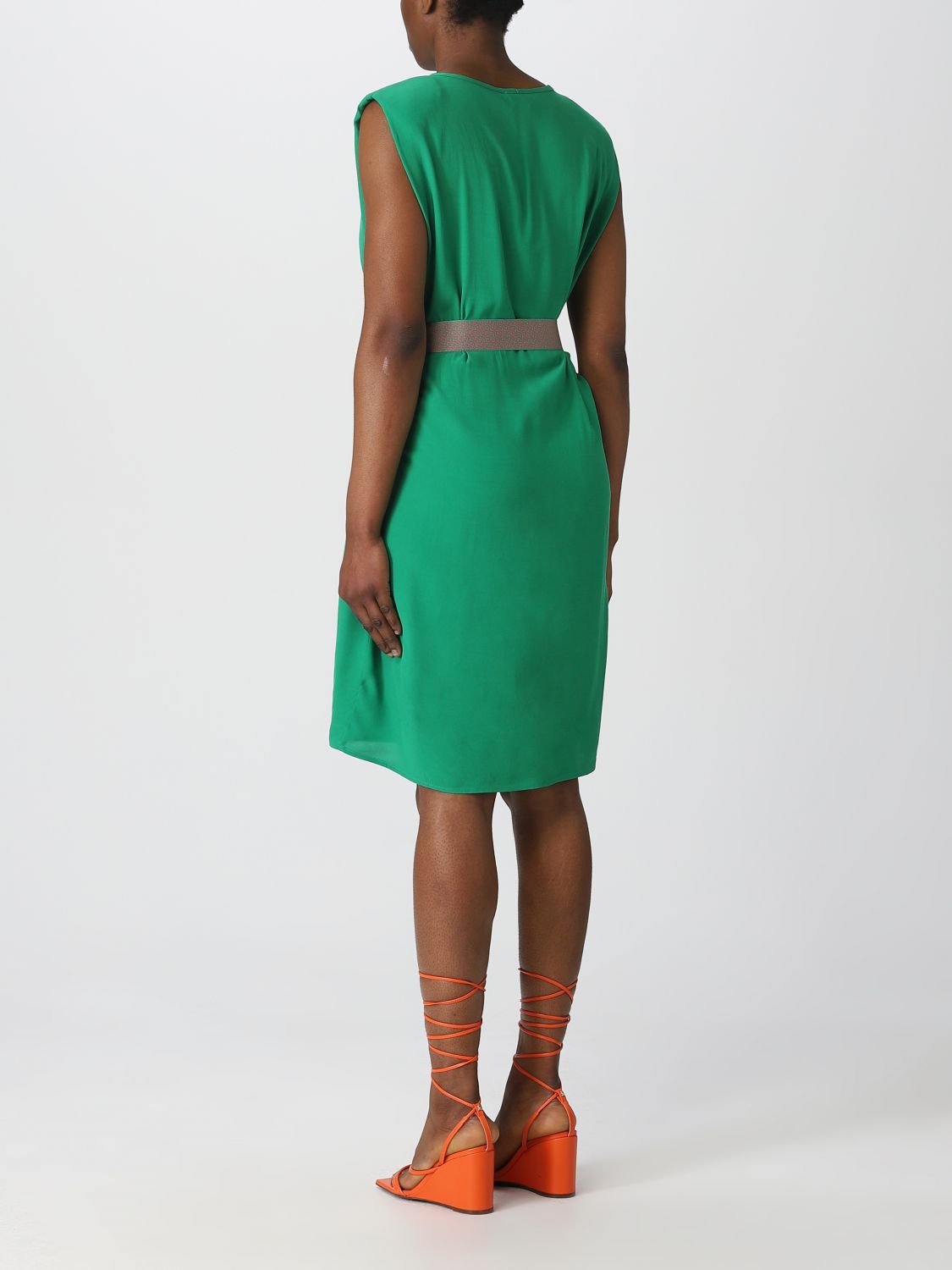 Sheath Dress with Belt Pinko / Green