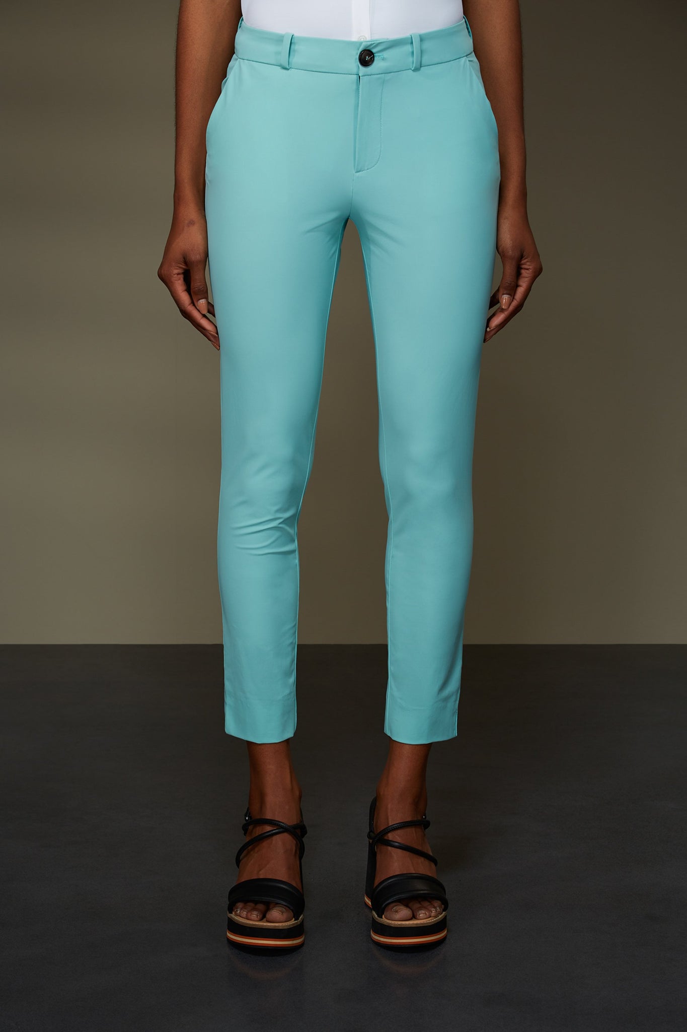 Pantalone Capri Lady / Azzurro - Ideal Moda