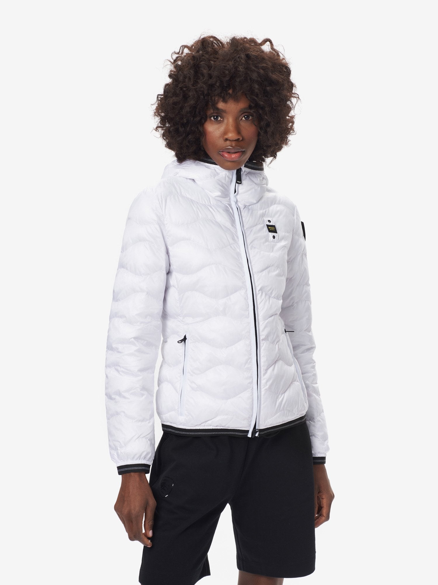 Giubbino da Donna a Onde Blauer / Bianco - Ideal Moda