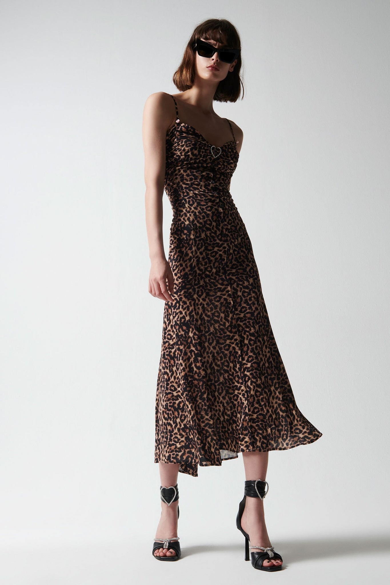 Long Animalier Dress Aniye By Brown - Main Image